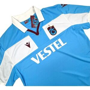 Trabzonspor Away Soccer‎ Jersey 2021/22 Vestel Macron Football Shirt 4XL* NEW